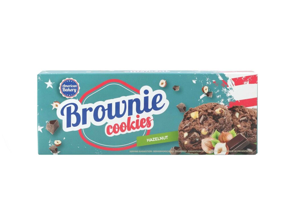 American Bakery Brownie Cookies Hazelnut (106g)