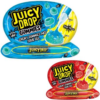 Juicy Drop Gummies Chewy Gummies and Sour Gel (57g)