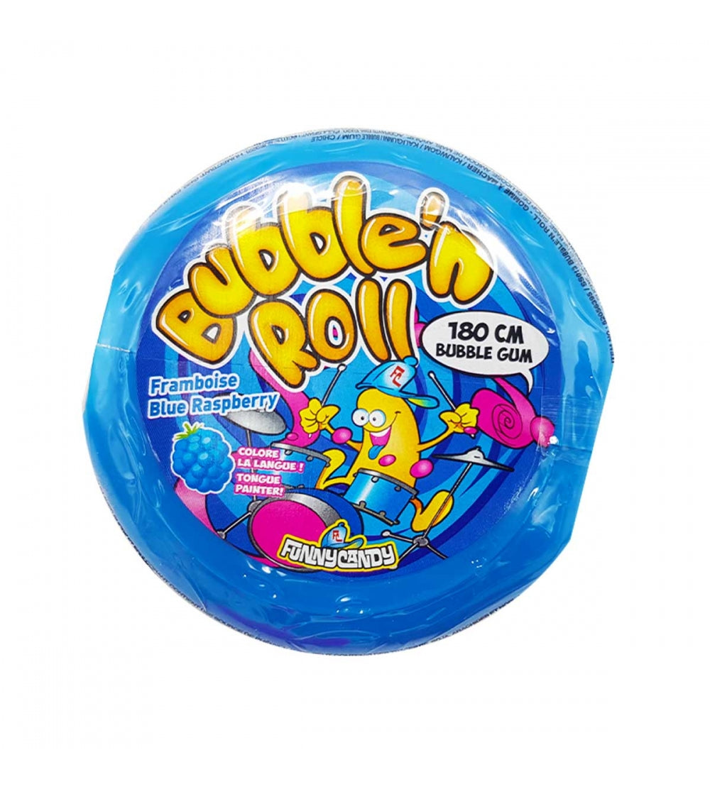Bubble´n Roll 180cm Bubble Gum Himbeere & Erdbeere 58g (Helal)