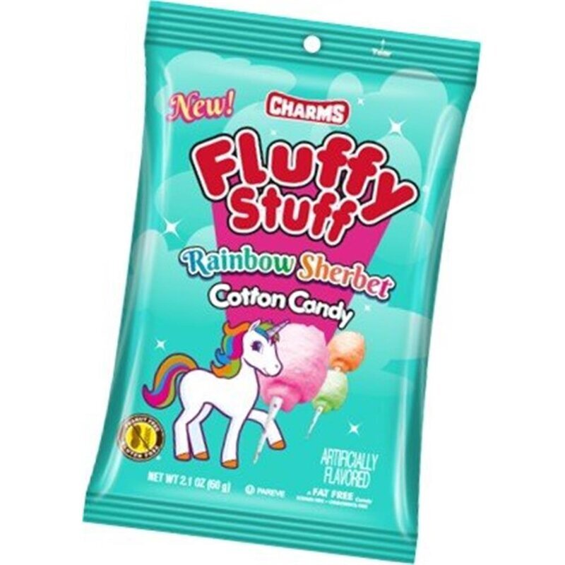 Charms Fluffy Stuff Rainbow Sperber Cotton Candy (71g)